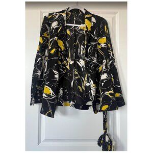 Thalia Sodi Print Polyester Wrap/Cape Sz S
